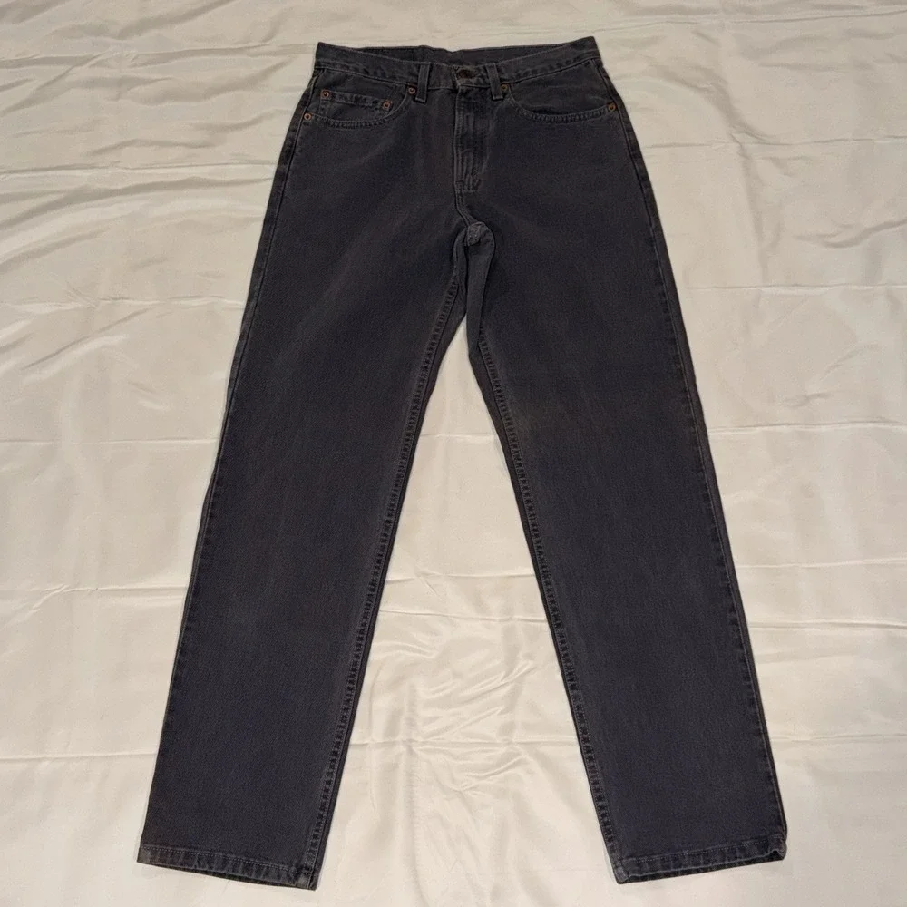 NWT Levis 550 Red Tab Jeans Mens 31x32 Relaxed Fit Blue Denim Stone Wash Y2K